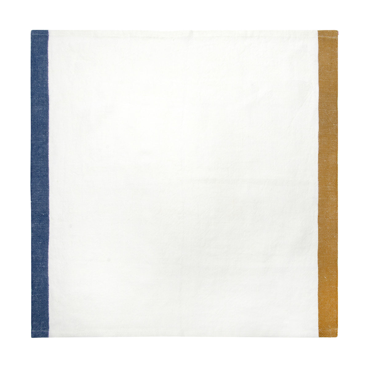 Paris Napkins in Blue & Mustard, Set of 4