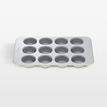 Caraway ® Cream Ceramic Non-Stick 12-Cup Muffin Pan