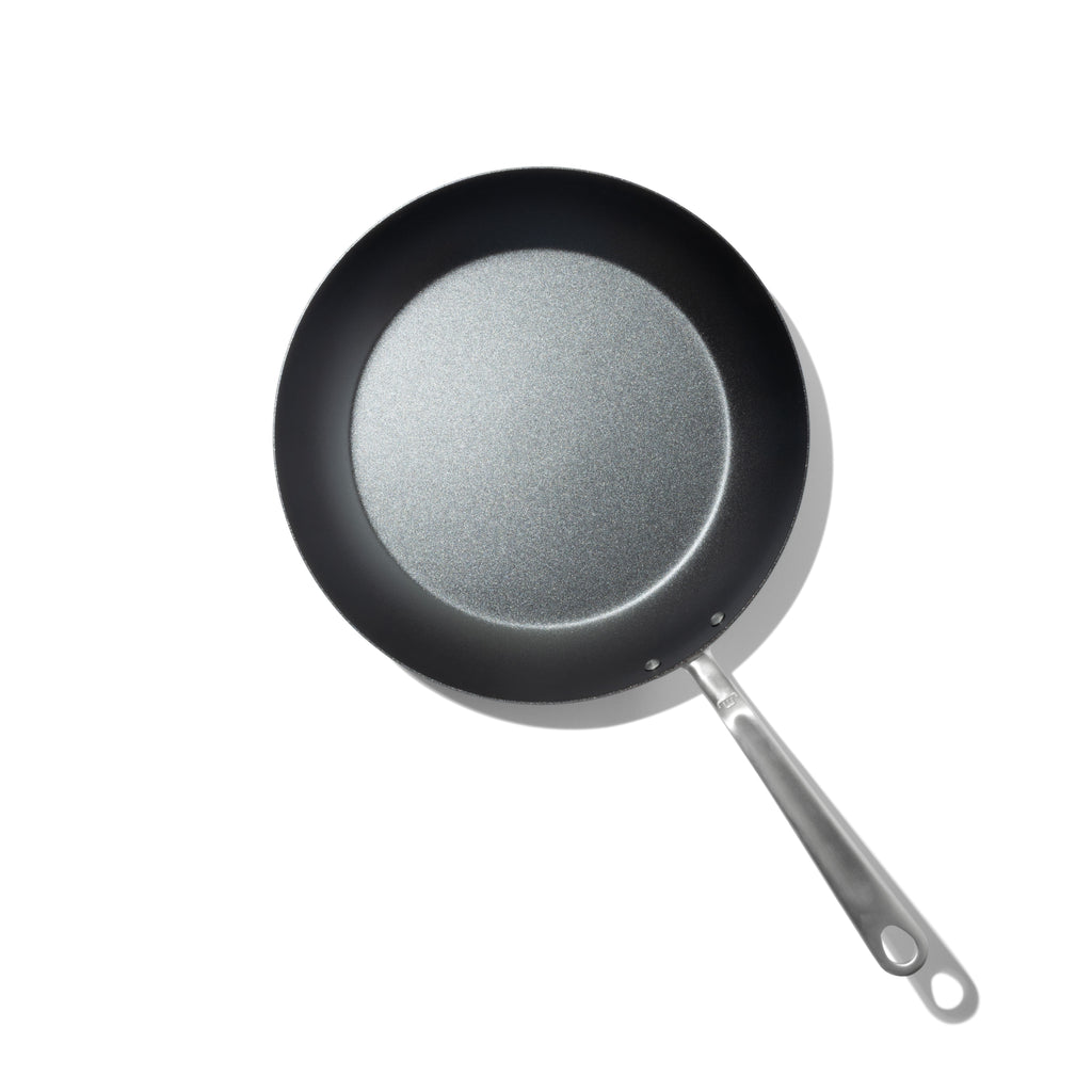 Seasoned Carbon Steel Frying Pan 12"