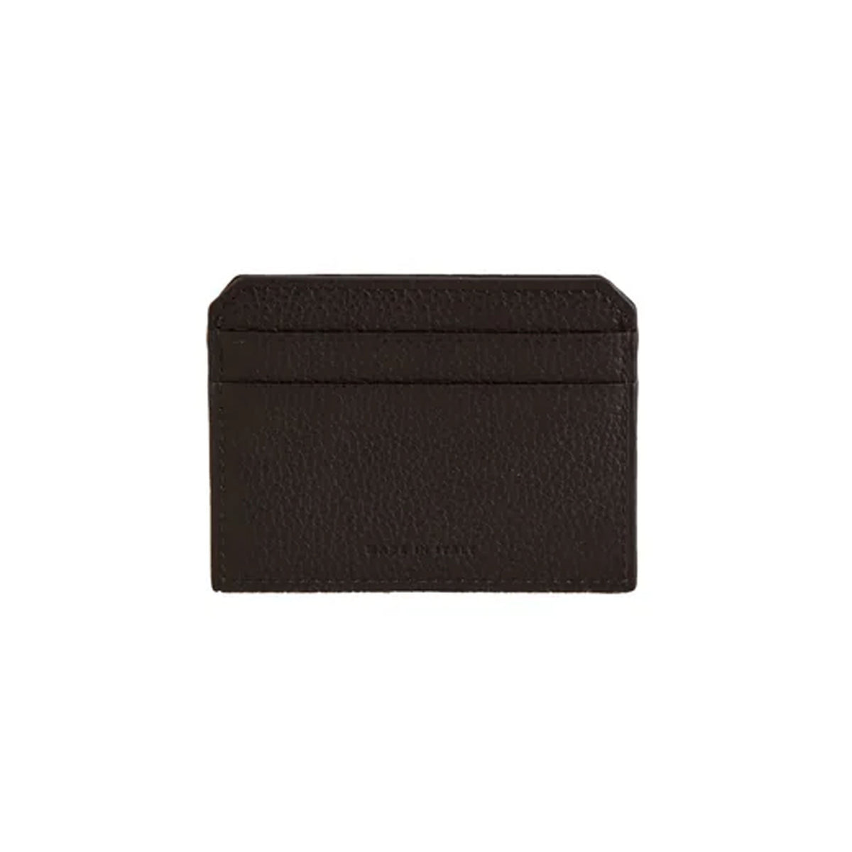 Card Case in Tumbled Grain Black