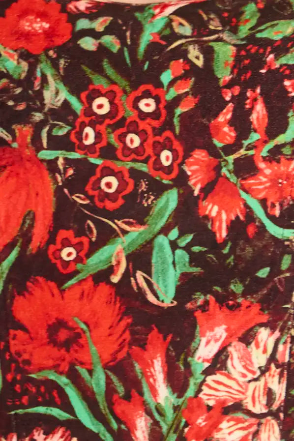 Carissa Bustier in Holiday Floral