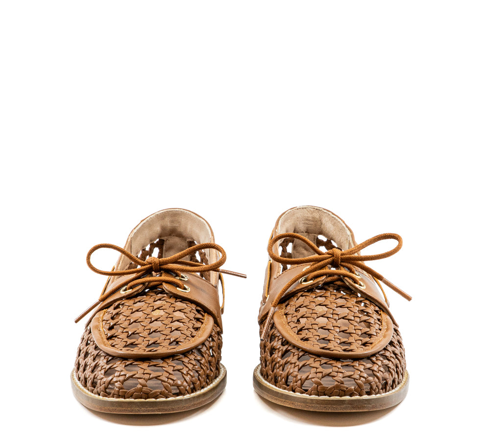 Carla Camel Leather Loafer
