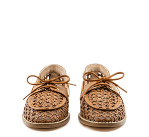Carla Camel Leather Loafer