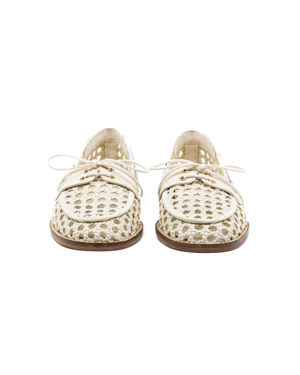 Carla Leather Loafer in White