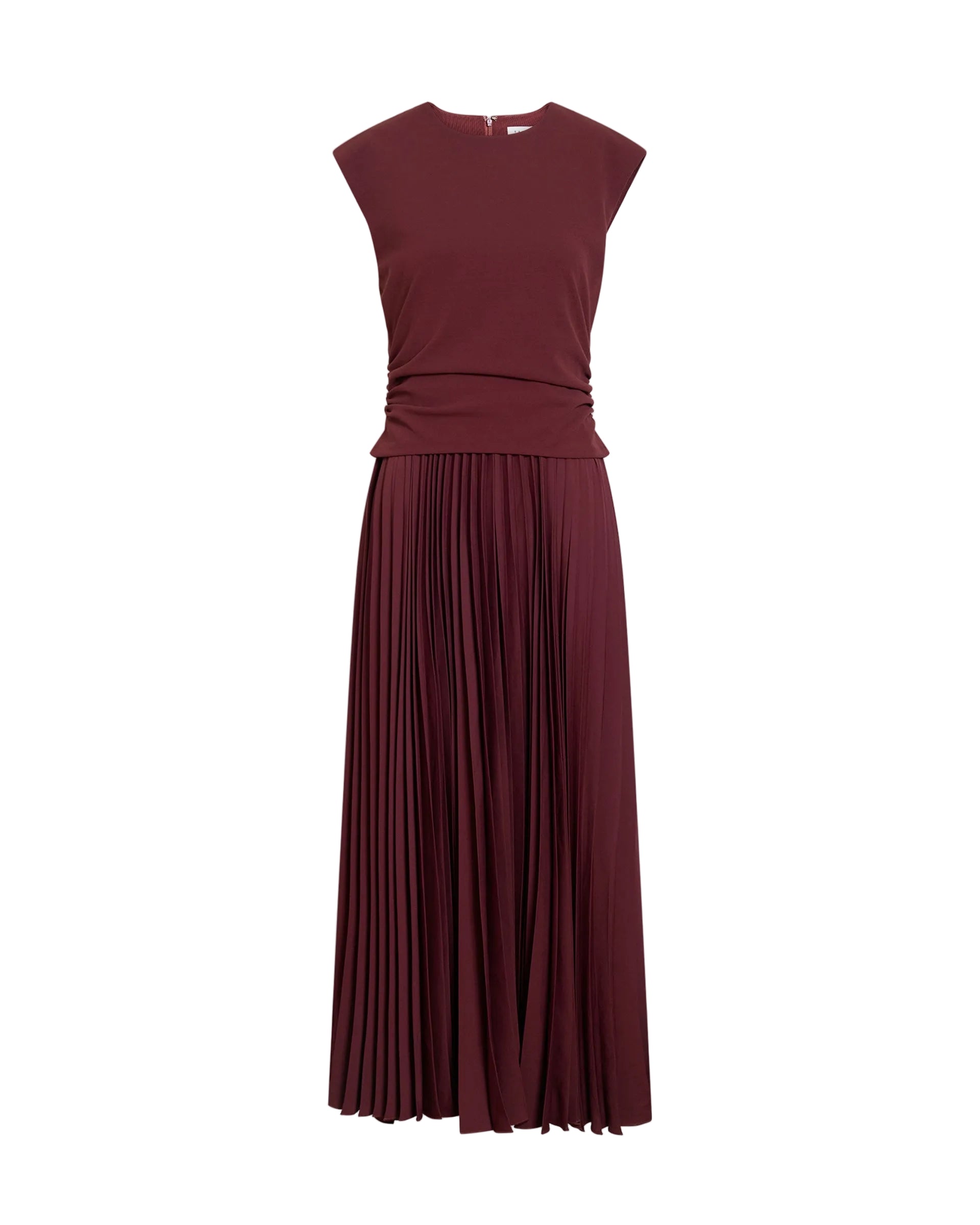 Carly Dress in Deep Redwood