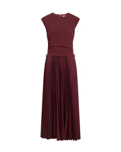Carly Dress in Deep Redwood