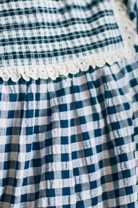 Carlyle Dress in Navy & White