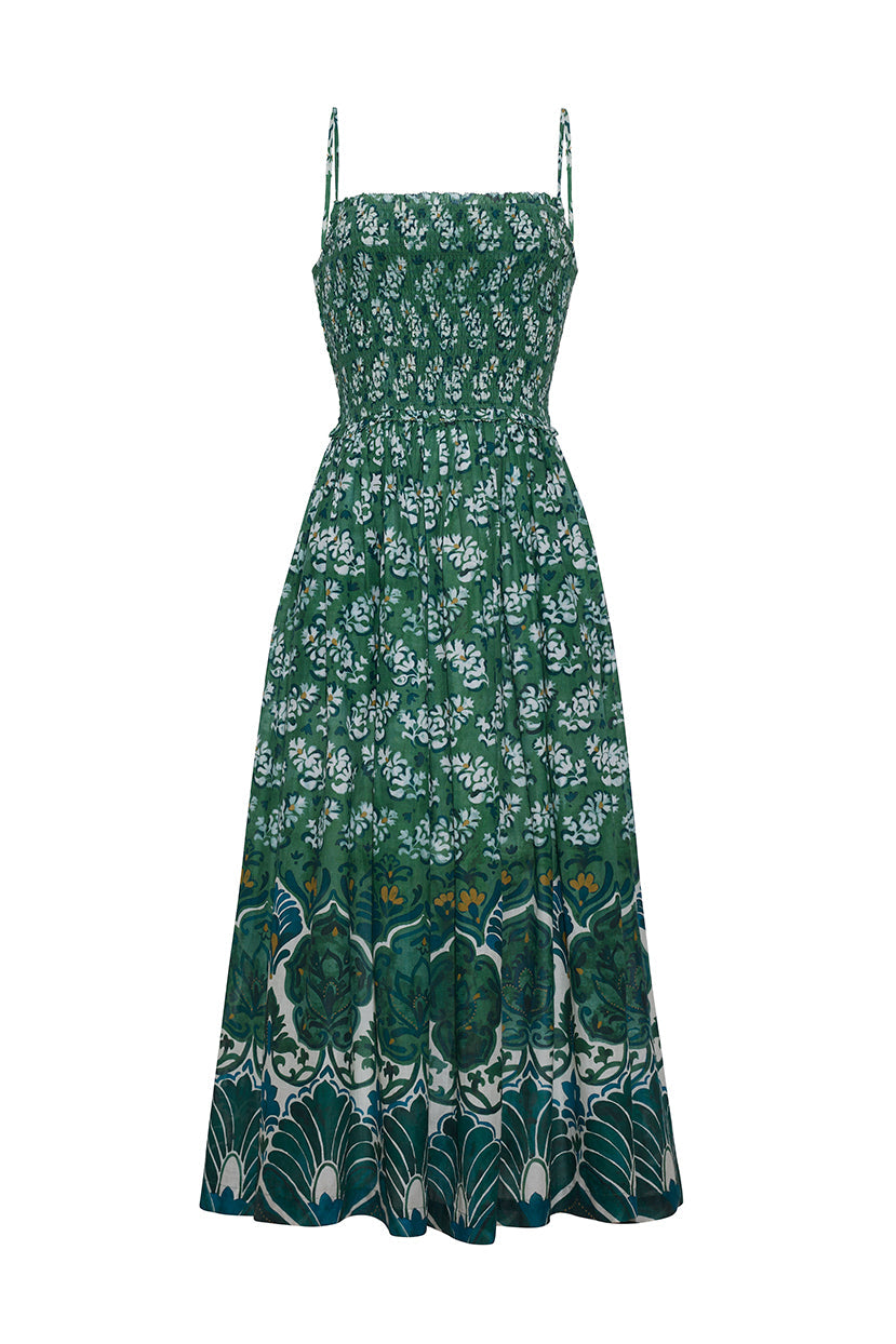 Carmen Dress in Samara Green