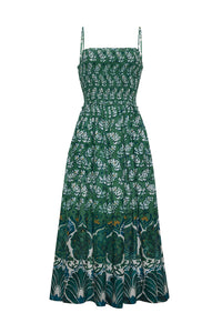 Carmen Dress in Samara Green