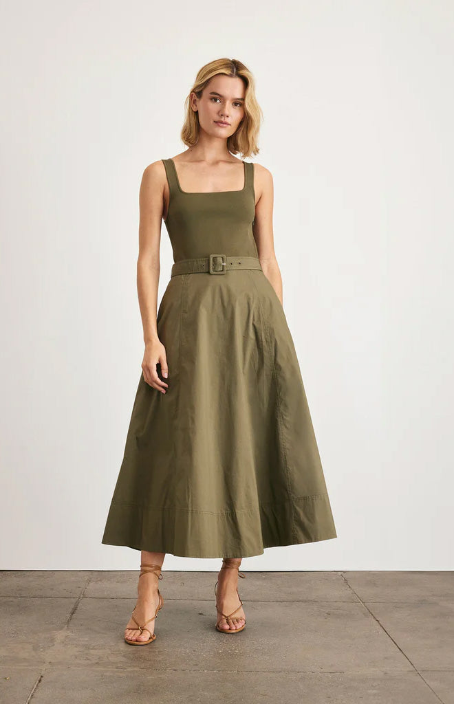 Carmen Dress in Fern