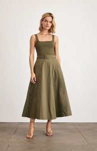 Carmen Dress in Fern