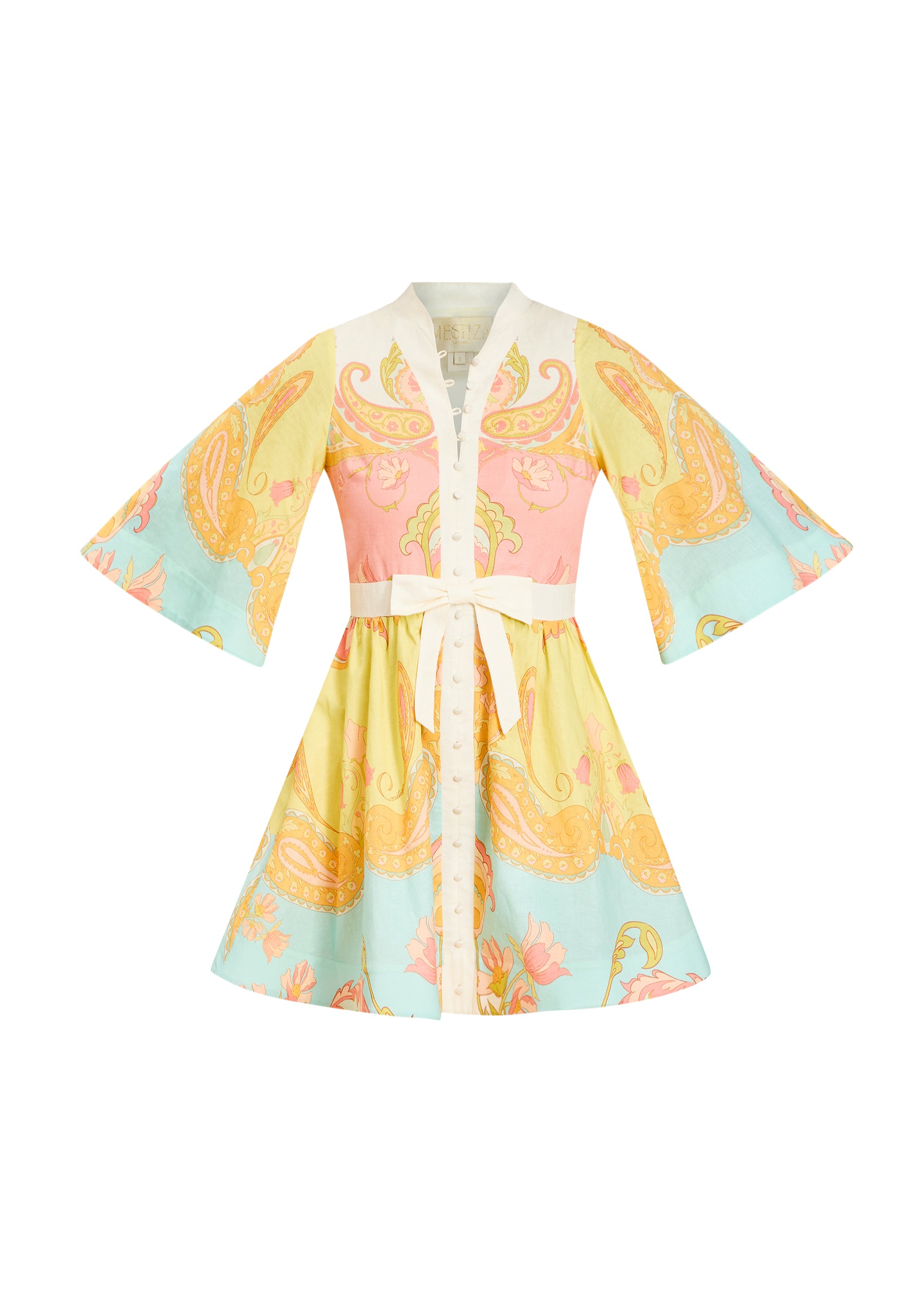 Carmen Mini Dress in Venetian Paisley