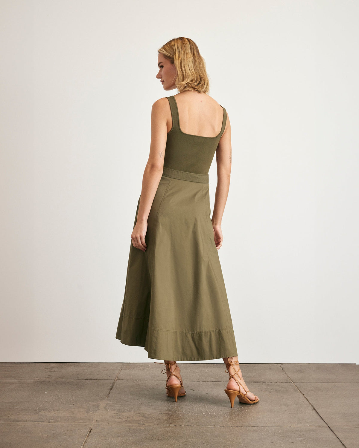 Carmen Dress in Fern