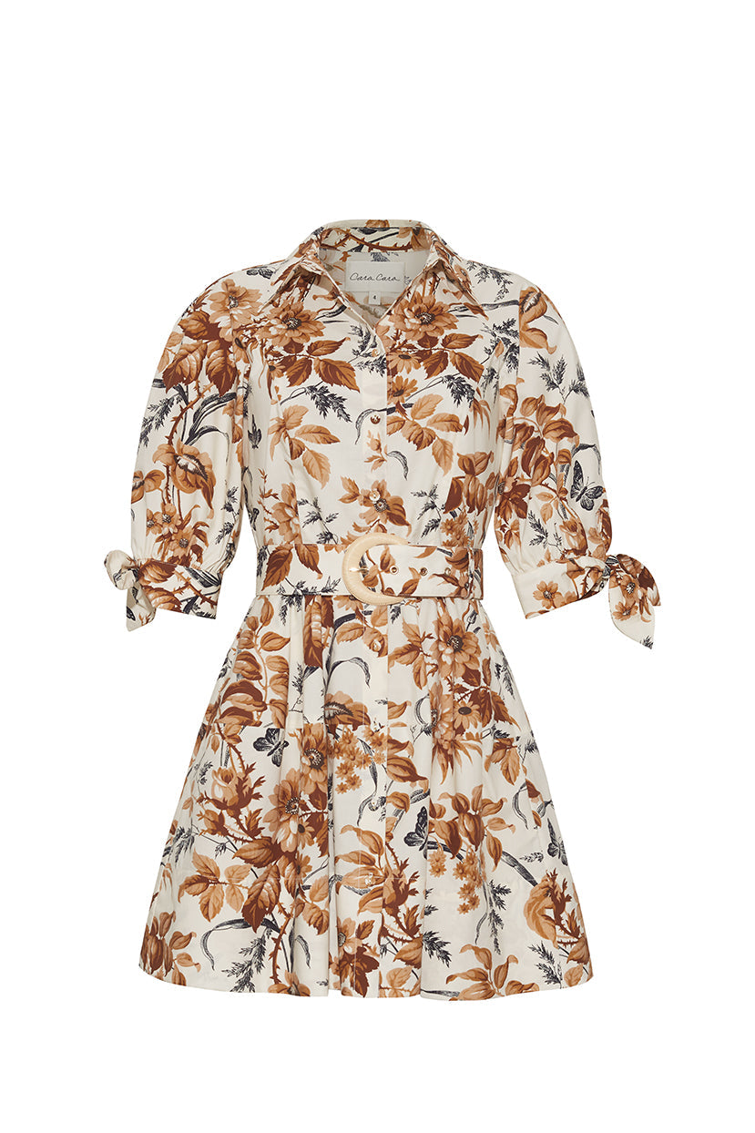 Caro Mini Dress in Windsor Egret