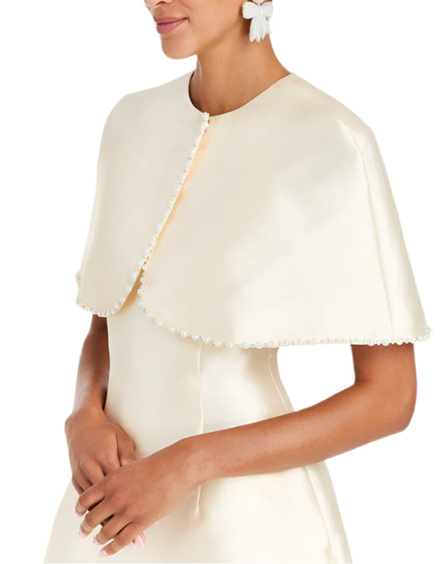 Carolina Pearl Capelet in Ivory