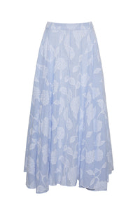 Carolina Skirt in Floral Clip Jacquard