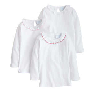 Caroline Knit Blouse - Light Pink, Little English, classic children's clothing, preppy children's clothing, traditional children's clothing, classic baby clothing, traditional baby clothing