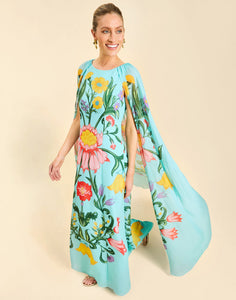 Cartagena Cape Gown in San Juan Garden