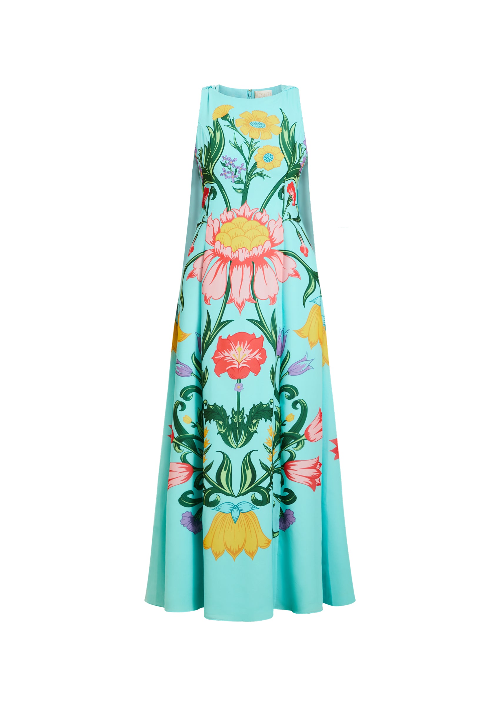 Cartagena Cape Gown in San Juan Garden