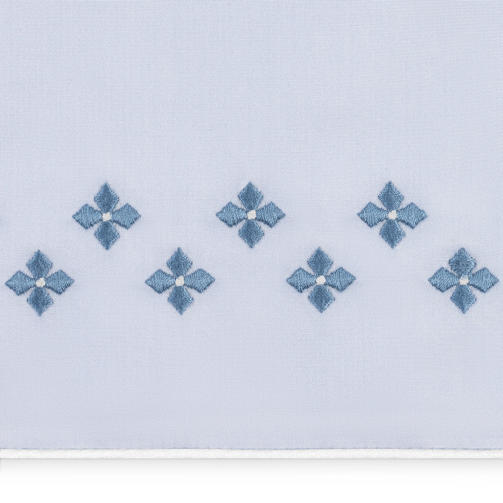 Casablanca Pillowcase - Pair in Sky/Blue
