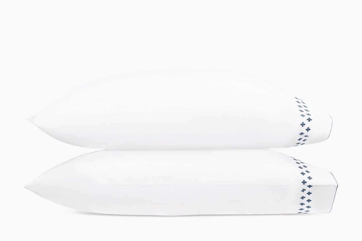 Casablanca Pillowcase - Pair in Indigo