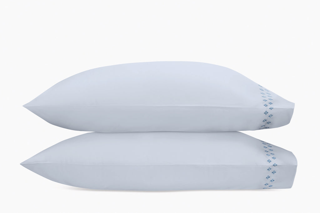 Casablanca Pillowcase - Pair in Sky/Blue