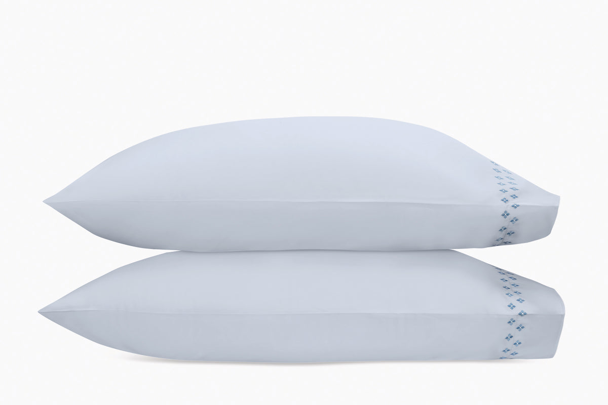 Casablanca Pillowcase - Pair in Sky/Blue