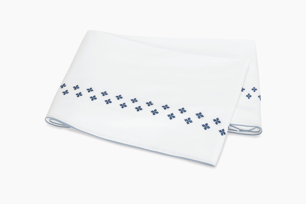 Casablanca Flat Sheet in Indigo