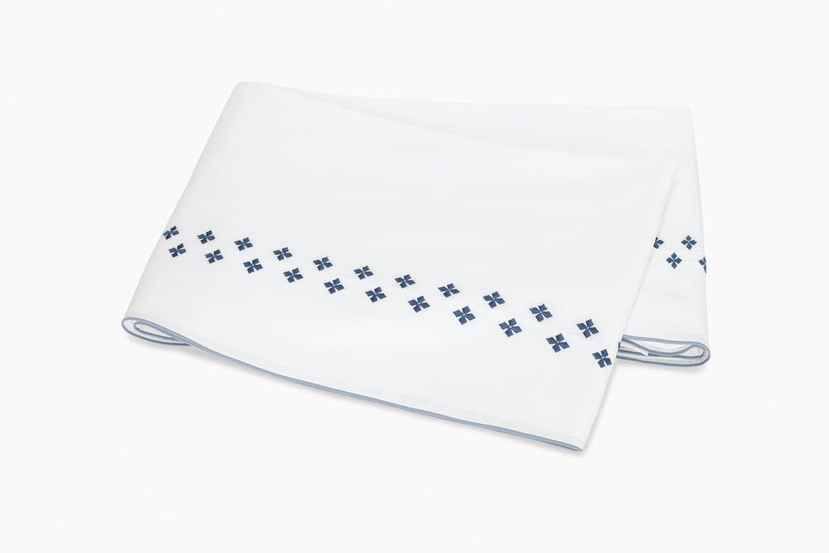 Casablanca Flat Sheet in Indigo