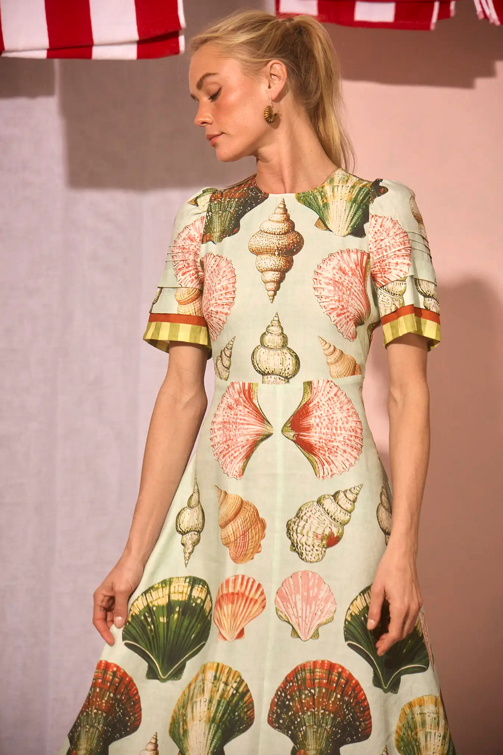 The Casey Dress in Somers Shell Mint.