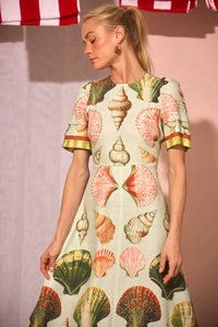 The Casey Dress in Somers Shell Mint.