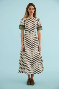 The Casey Dress in Thistle & Vine Cream.