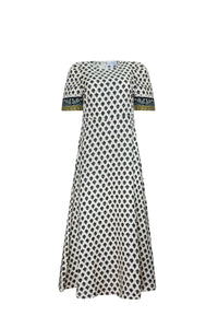 The Casey Dress in Thistle & Vine Cream.