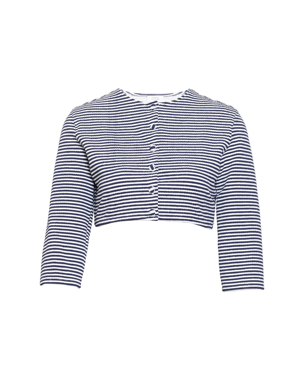 Catherine Striped Top in Maritime Blue & Cream Multi