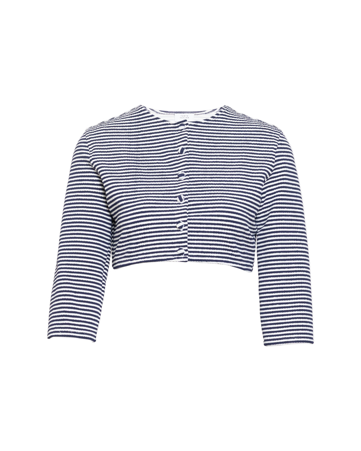 Catherine Striped Top in Maritime Blue & Cream Multi