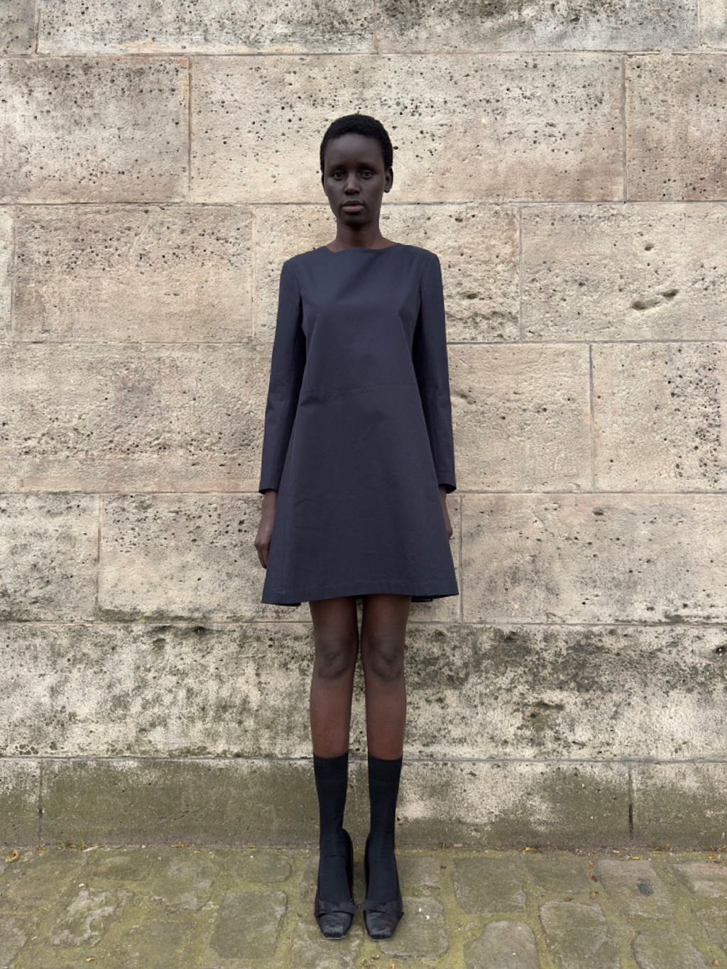 Catherine Dress in Cotton Gabardine