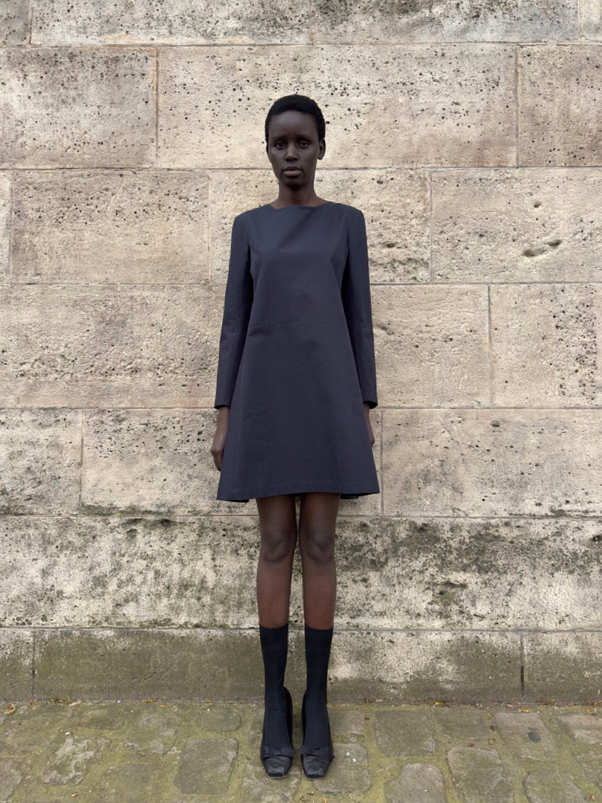 Catherine Dress in Cotton Gabardine