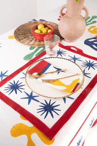 Celestial Matisse Blockprint Placemat