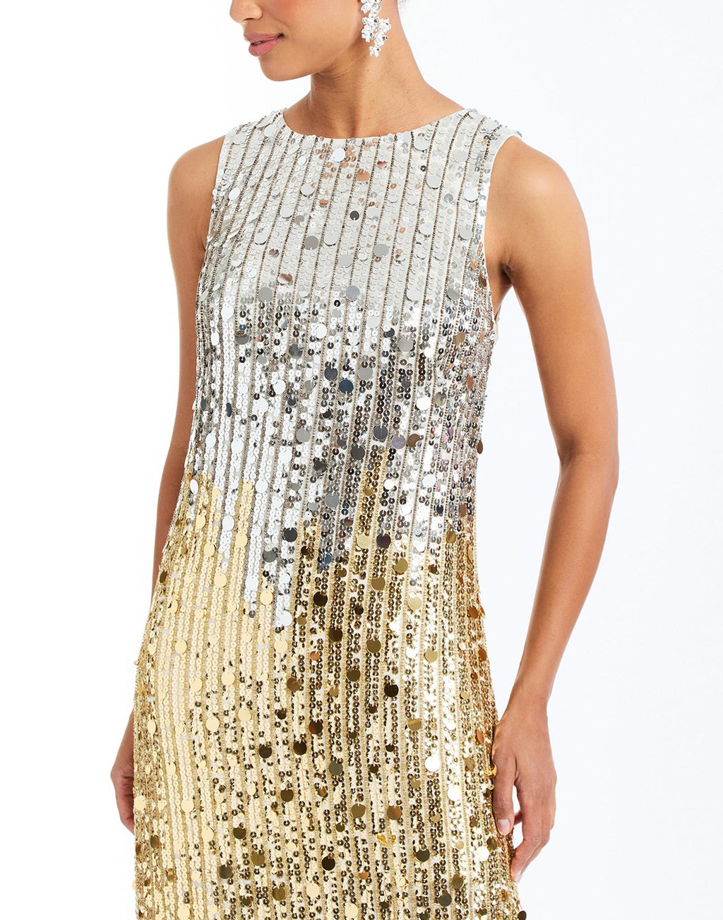Celestina Sequin Dress 14 / Champagne Ombre Sequin