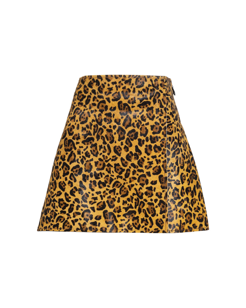 Celine Skirt in Brown Multi