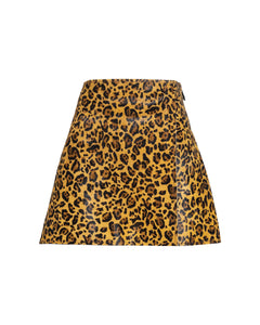 Celine Skirt in Brown Multi