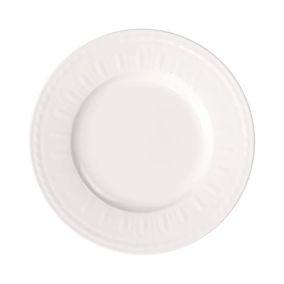 Cellini Dinner Plate in White
