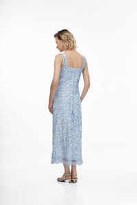 Centella Maxi Dress in Blue