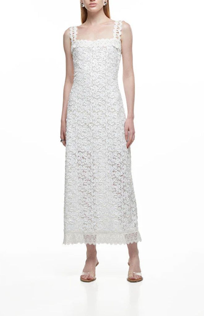 Centella Maxi Dress in White