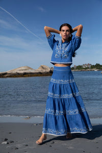 Cerulean Bohemia Skirt