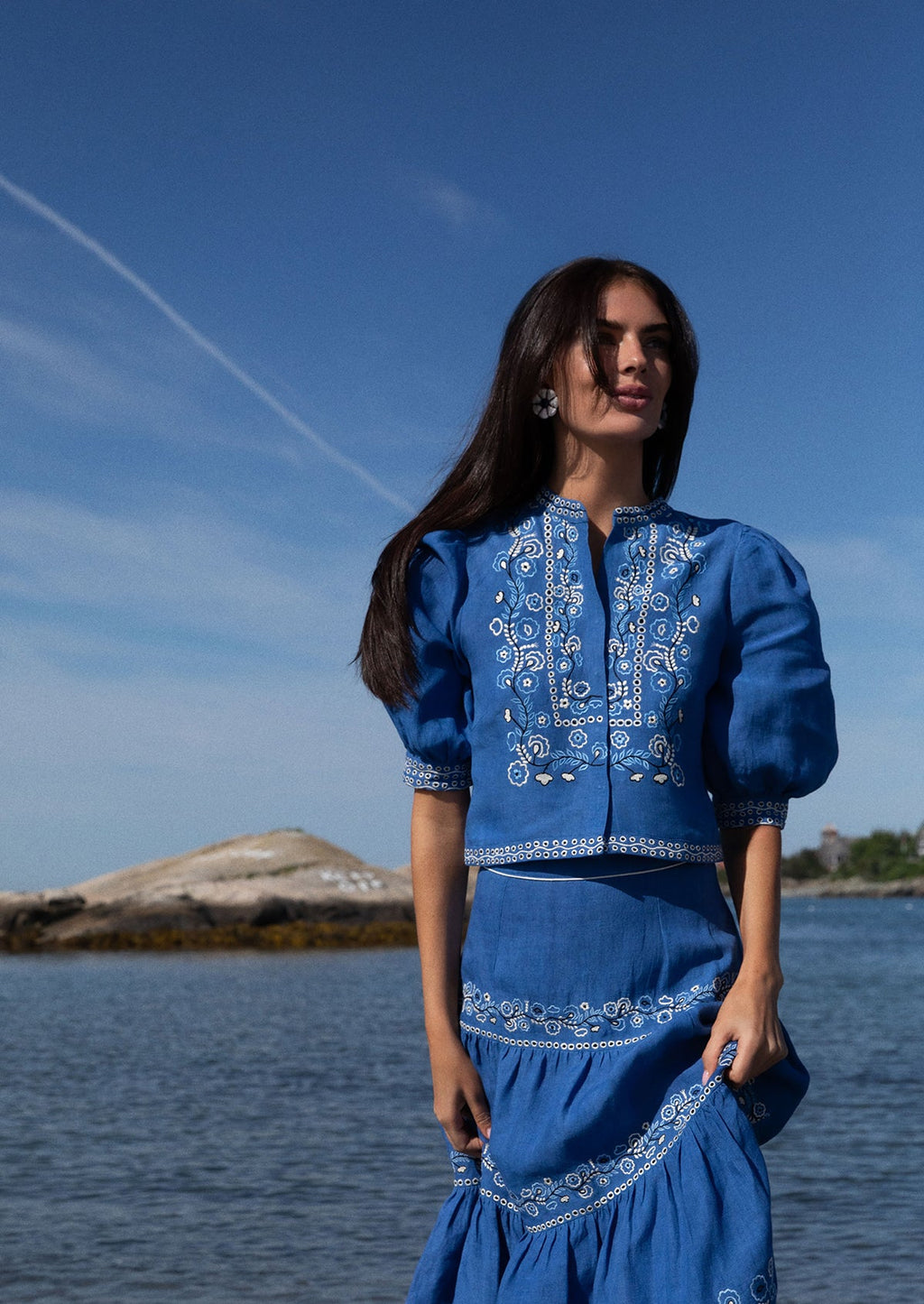 Cerulean Bohemia Top