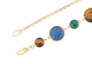 Poppy Basket Semi Precious Stone Clutch in Natural