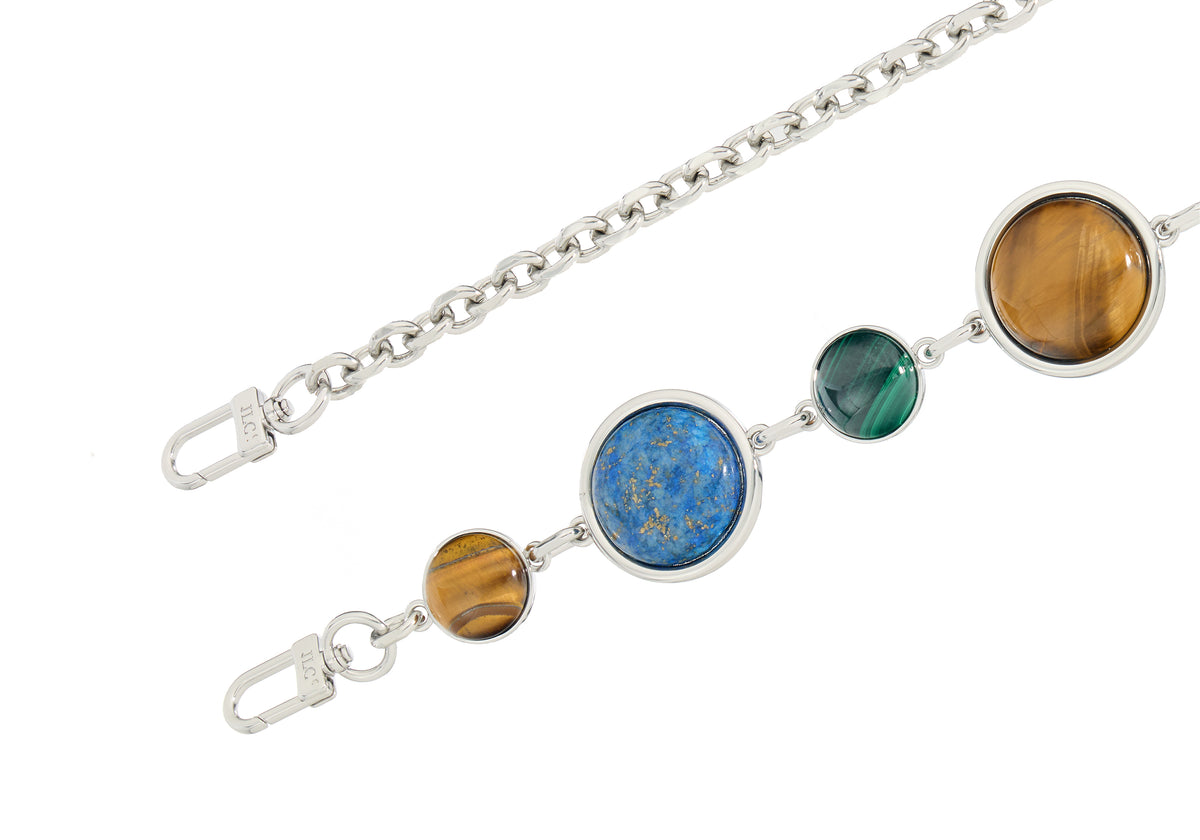 Isla Basket Semi Precious Stone Clutch
