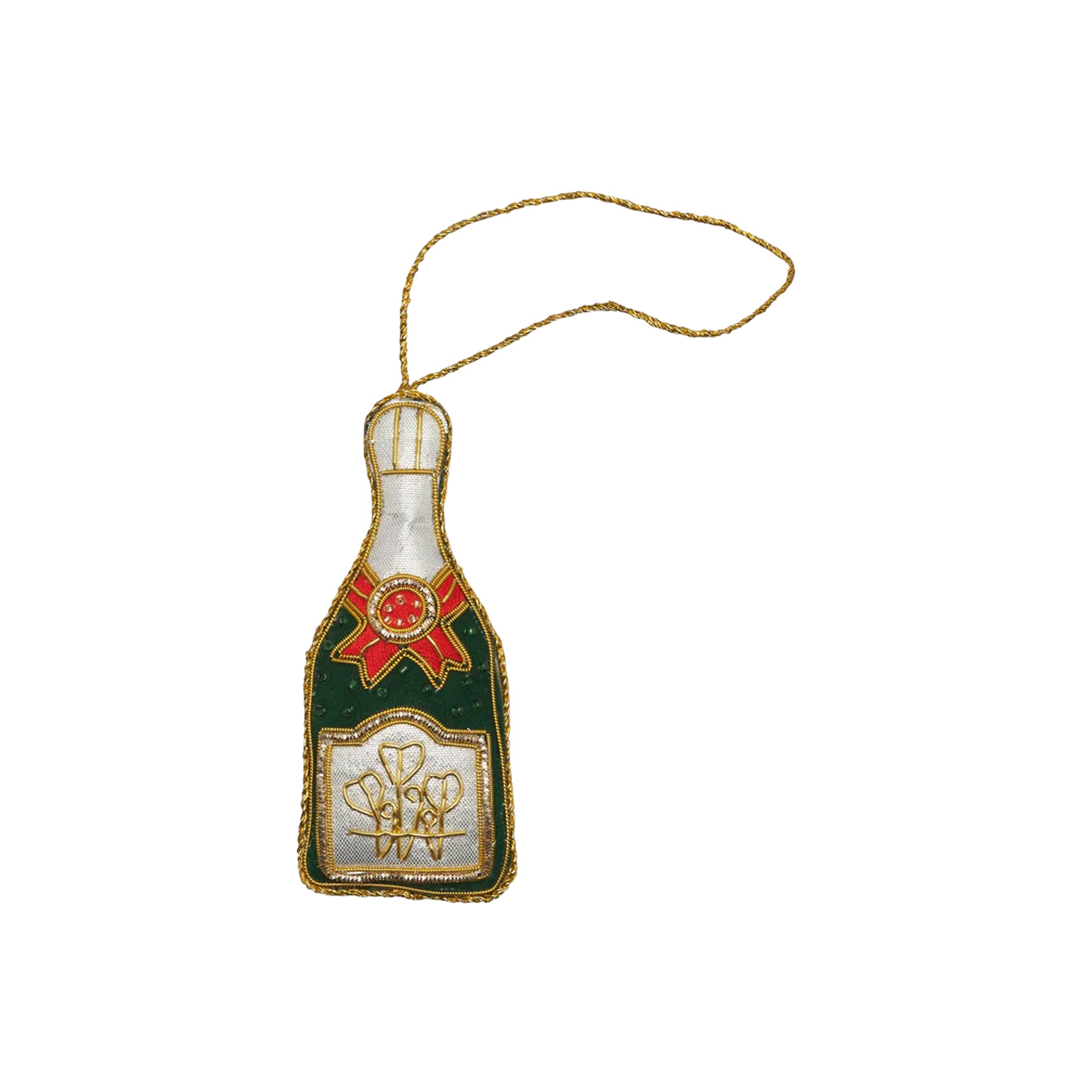 Champagne Bottle Ornament - Thumbnail 5