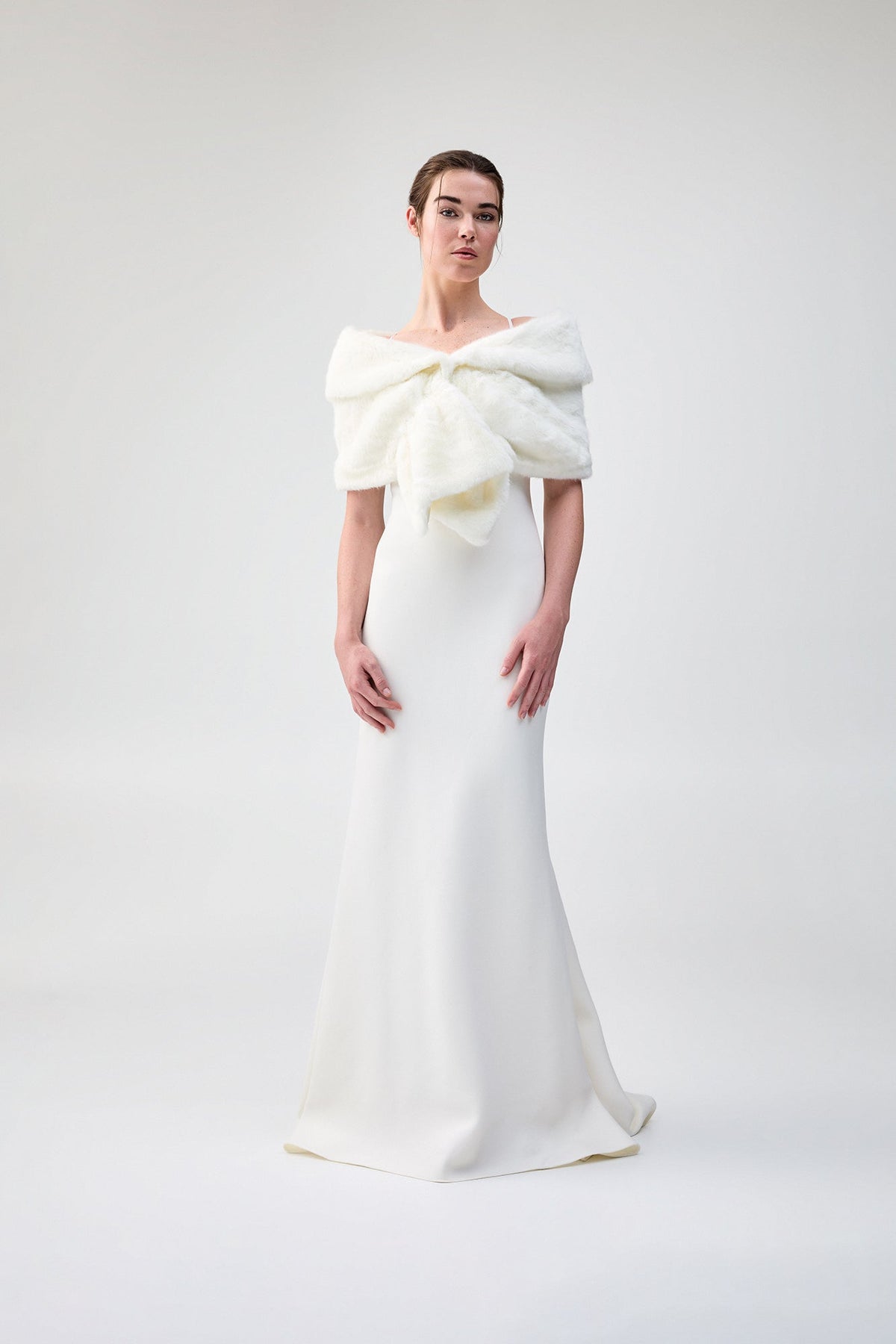 Champagne Wrap in Ivory